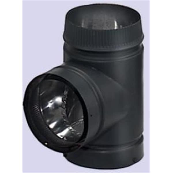 Perfectpillows Selkirk Corporation 8 Inch Model DSP Double-Wall Stovepipe Tee With Cover PE2213209 - main